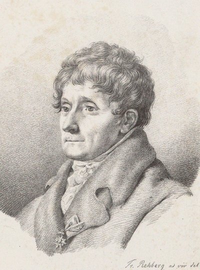 Portret kompozytora Antonio Salieri 1750-1825, 1821. autorstwa Friedrich Rehberg