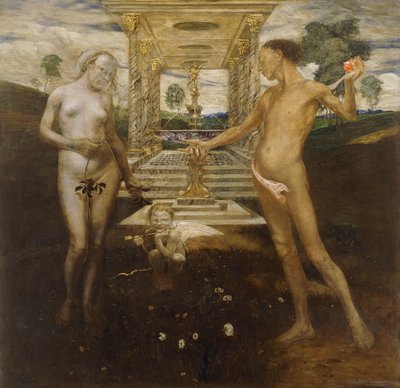 Adam i Ewa autorstwa Friedrich Stahl