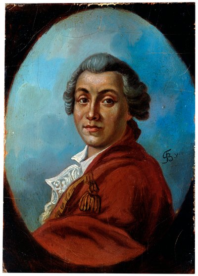 „Portret poety Aleksandra Sumarokowa”, 1798 autorstwa Friedrich Tischbein