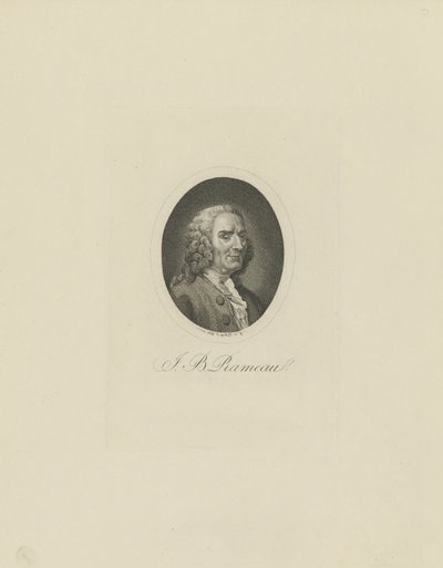 Portret kompozytora Jean-Philippe Rameau 1683-1764, 1802. autorstwa Friedrich Wilhelm Bollinger