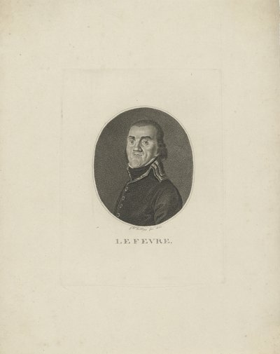 Generał Francois-Joseph Lefebvre 1755-1820, 1800. autorstwa Friedrich Wilhelm Nettling