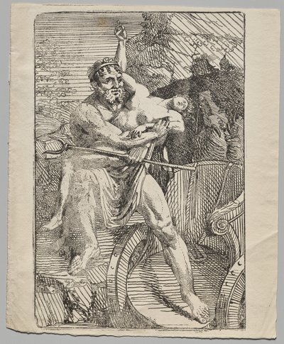 Porwanie Prozerpiny przez Plutona (druga wersja) autorstwa Friedrich Wilhelm Reuter