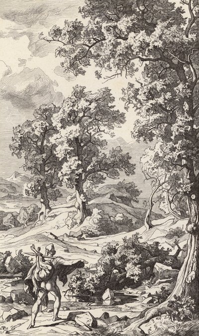 Wyspa Circe (rycina) autorstwa Friedrich the Elder Preller