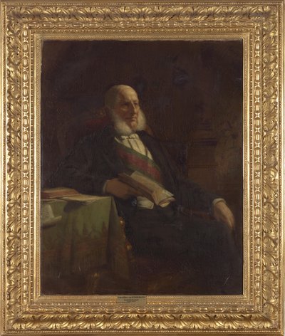 Anton Ritter von Schmerling (1805-1893), przewodniczący austriackiej Rady Cesarskiej autorstwa Friedrich von Amerling