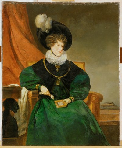 Caecilie, żona bankiera Freiherra Bernharda von Eskelesa (obraz na płótnie) autorstwa Friedrich von Amerling