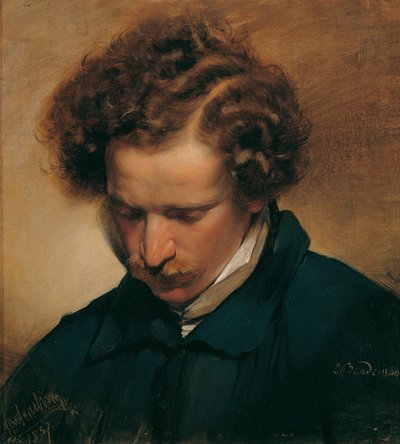 Malarz Eduard Bendemann autorstwa Friedrich von Amerling
