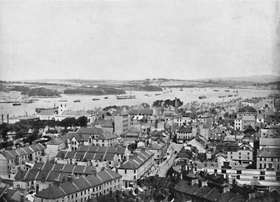 Devonport i Hamoaze: Z kolumny, ok. 1896 r. autorstwa Frith and Co