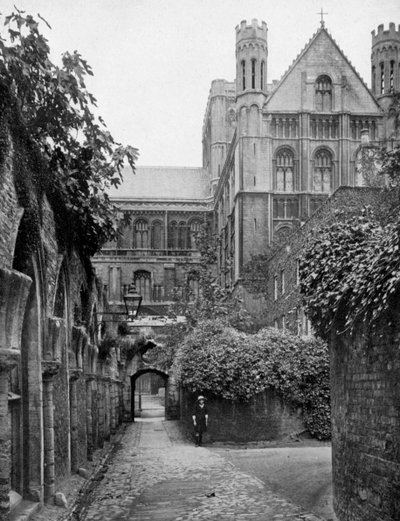 The Steps, Katedra Peterborough, Cambridgeshire, 1924-1926 autorstwa Frith and Co