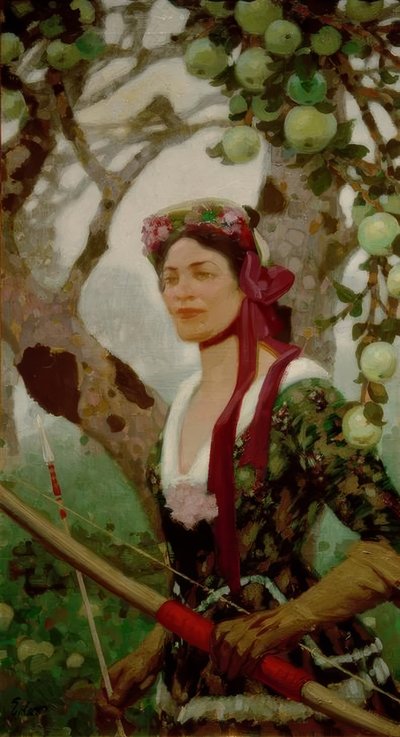 Współczesna Diana autorstwa Fritz Erler