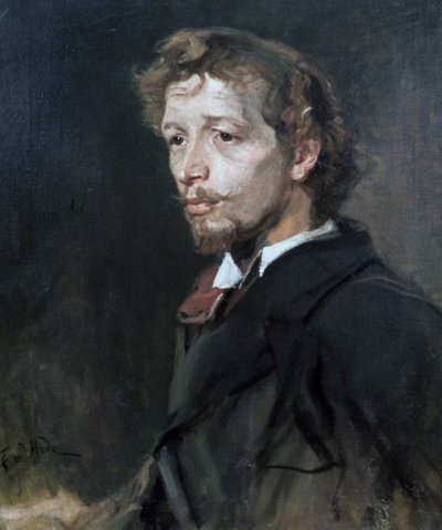 „Portret młodzieńca”, ok. 1880 r. autorstwa Fritz Karl Hermann von Uhde