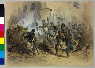 Wojna miejska 1848 autorstwa Fritz L