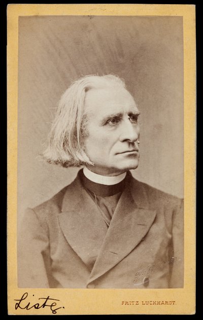 Portret Franciszka Liszta autorstwa Fritz Luckhardt