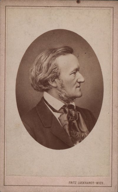 Portret kompozytora Ryszarda Wagnera 1813-1883, c. 1875. autorstwa Fritz Luckhardt