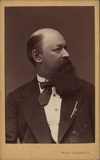 Portret kompozytora Franza von Suppè 1819-1895 , c. 1880. autorstwa Fritz Luckhardt