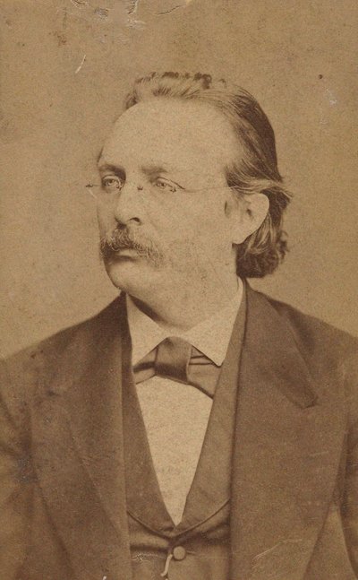 Portret organisty i kompozytora Edmunda Kretschmera 1830-1908, ca. 1880. autorstwa Fritz Luckhardt