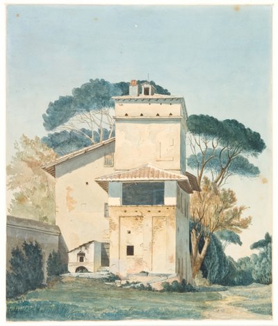 Atelier Raffaels i Villa Borghese mają. Rom autorstwa Fritz Petzholdt