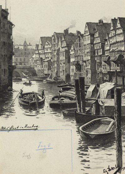 Altes Fleet autorstwa Fritz Stoltenberg