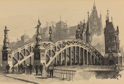 Brooksbrücke autorstwa Fritz Stoltenberg