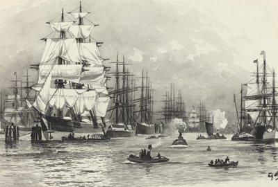 Port żaglowca autorstwa Fritz Stoltenberg