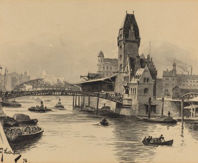 Zollkanal autorstwa Fritz Stoltenberg