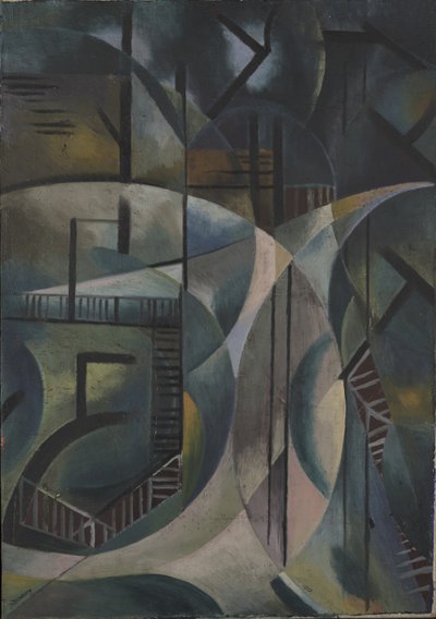 Krajobraz w Parku, 1920 autorstwa Fritz Stuckenberg