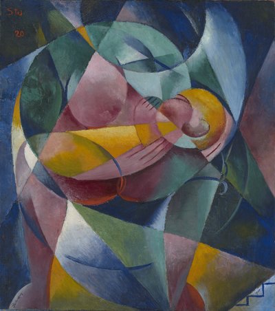 Matka i Dziecko, 1920 autorstwa Fritz Stuckenberg
