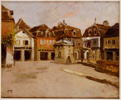 Rynek miejski autorstwa Frits Thaulow