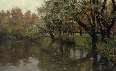 Jesienny dzień nad Akerselva autorstwa Fritz Thaulow