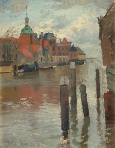 Dordrecht autorstwa Fritz Thaulow