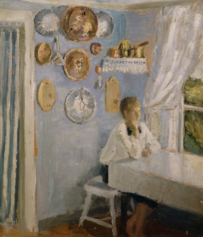 Harald przy śniadaniu? autorstwa Fritz Thaulow