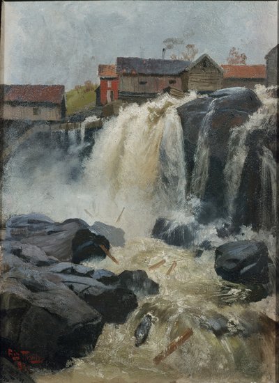 Haug spada autorstwa Fritz Thaulow