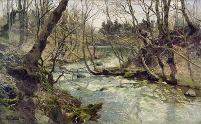 Rzeka autorstwa Fritz Thaulow