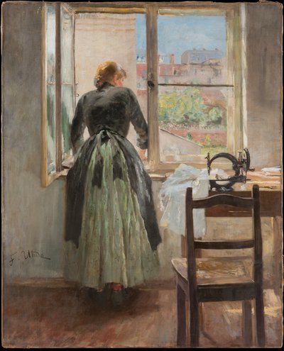 Przy oknie autorstwa Fritz von Uhde