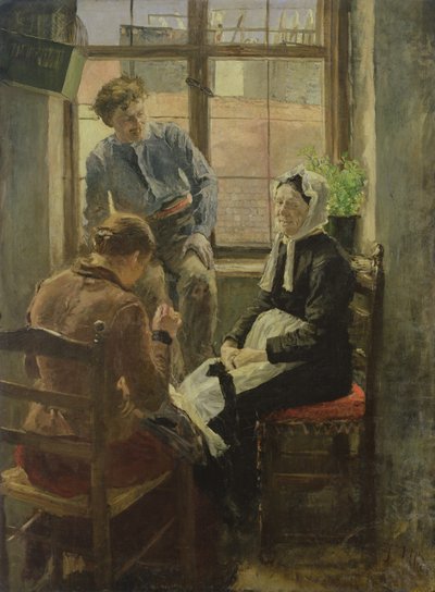 Cerowanie autorstwa Fritz von Uhde