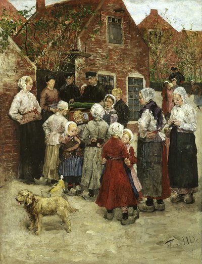 Kataryniarz w Zandvoort autorstwa Fritz von Uhde