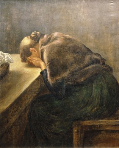 Żałoba, autorstwa Fritz von Uhde