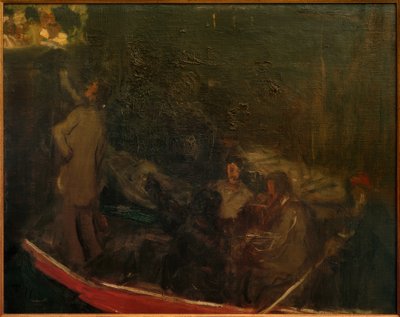 Nocna wycieczka łodzią autorstwa Fritz von Uhde