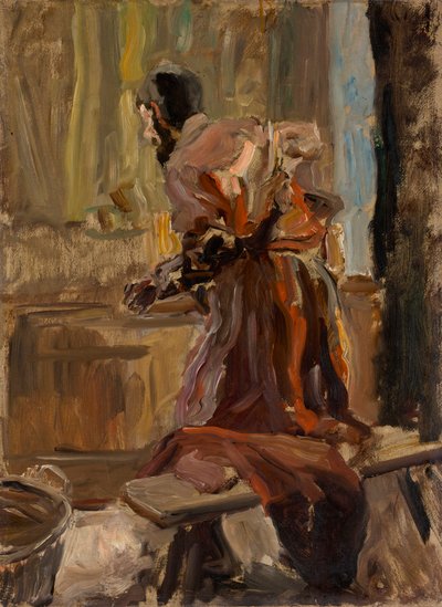 Studium pleców króla autorstwa Fritz von Uhde