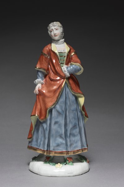 Figurka z włoskiej komedii: Izabela, ok. 1753. autorstwa Fürstenberg Porcelain Factory