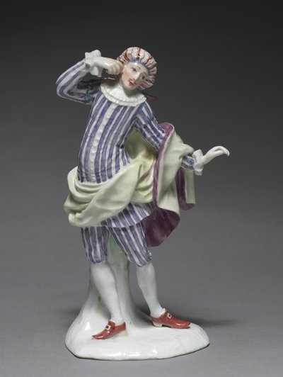Figurka z włoskiej komedii: Mezetin, ok. 1753. autorstwa Fürstenberg Porcelain Factory