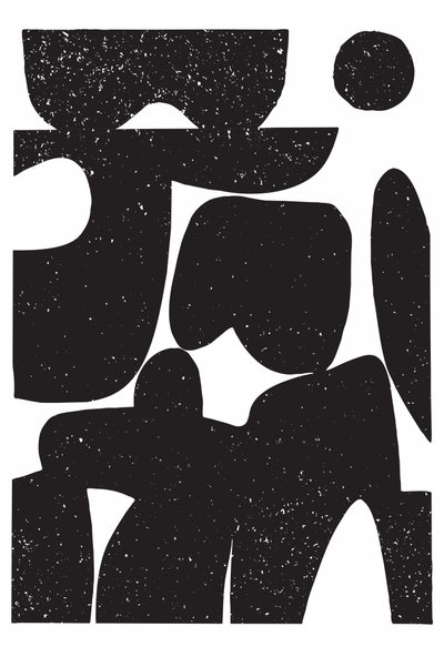 Nowoczesne abstrakcyjne postacie autorstwa Fun Qui