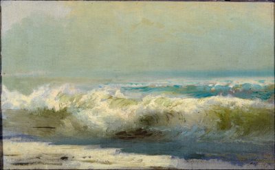 Surfuj w Jałcie par Wasiljew, Fiodor Aleksandrowicz (1850-1873). olej na płótnie autorstwa Fyodor Alexandrovich Vasilyev