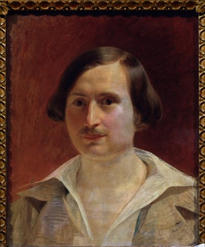 portret autora Nikołaja Gogola (1809-1852) autorstwa Fyodor Antonovich Moller