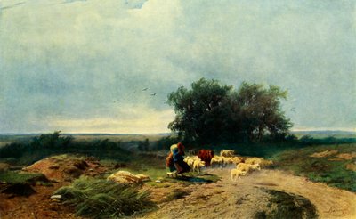 „Powrót do owczarni”, 1868, 1965. autorstwa Fyodor Vasil