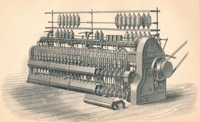 Wykończenie ramy wędrującej, Platt, Brothers & Co. Oldham”, 1874 autorstwa GB Smith