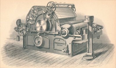 Zgrzeblarnia samozdzierająca, autorstwa Dobsona i Barlowa Boltona, 1874 autorstwa GB Smith