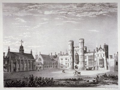 Pałac Lambeth, Londyn, ok. 1830 autorstwa GF Bragg