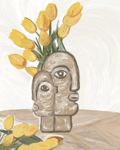 Tulipany „Matka i dziecko” autorstwa GIovanna Gil Alves