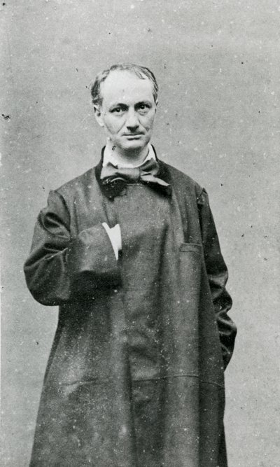 Charles Baudelaire (1821-67) (zdjęcie czarno-białe) autorstwa G.M. Lege