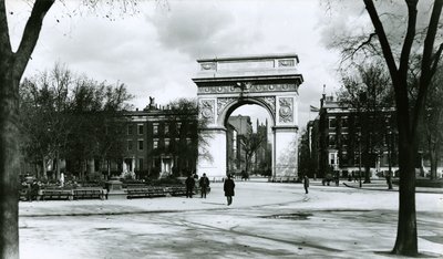 Washington Arch, Washington Square Park, Nowy Jork autorstwa G.P. Hall und Sohn